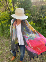 Load image into Gallery viewer, JANE THOMPSON ART SCARF Across the Land