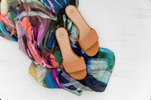 Load image into Gallery viewer, JANE THOMPSON ART SCARF The Streets of Summer
